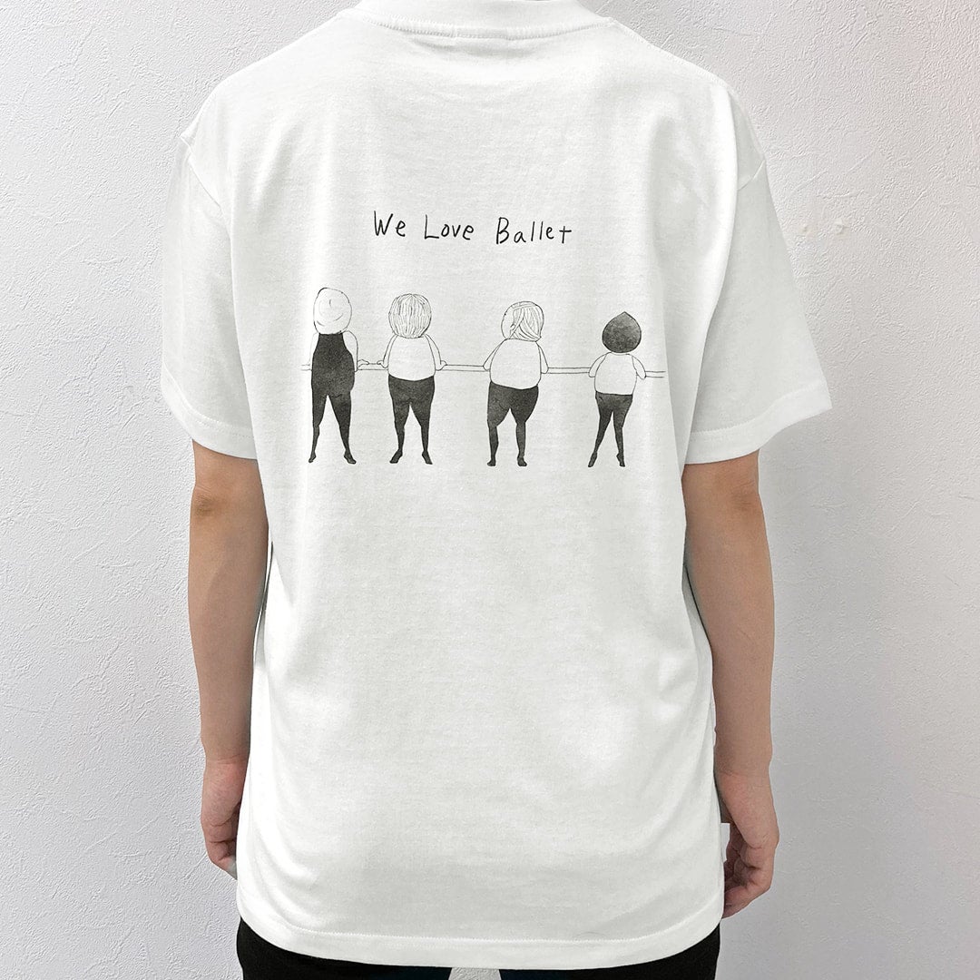 おじさんバレエ 両面プリント オーガニックコットンT【We Love Ballet】 | まんまるラボのお店
